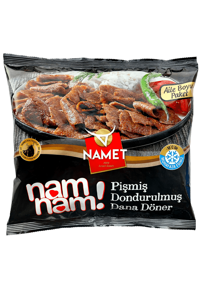 Pişmiş Dondurulmuş Dana Döner